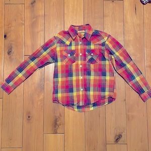 Kids Wrangler Button Down Size Large